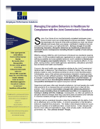 Manage Disruptive Behaviors in Healthcare Guide