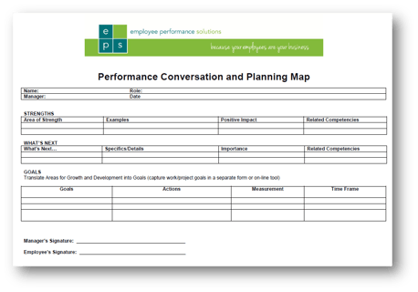 one page performance form 2017 one page performance review